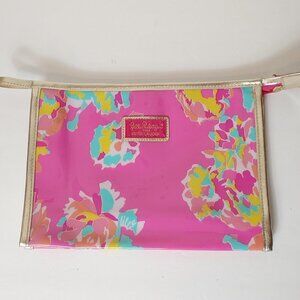 Lilly Pulitzer for Estee Lauder Pink Floral Bag